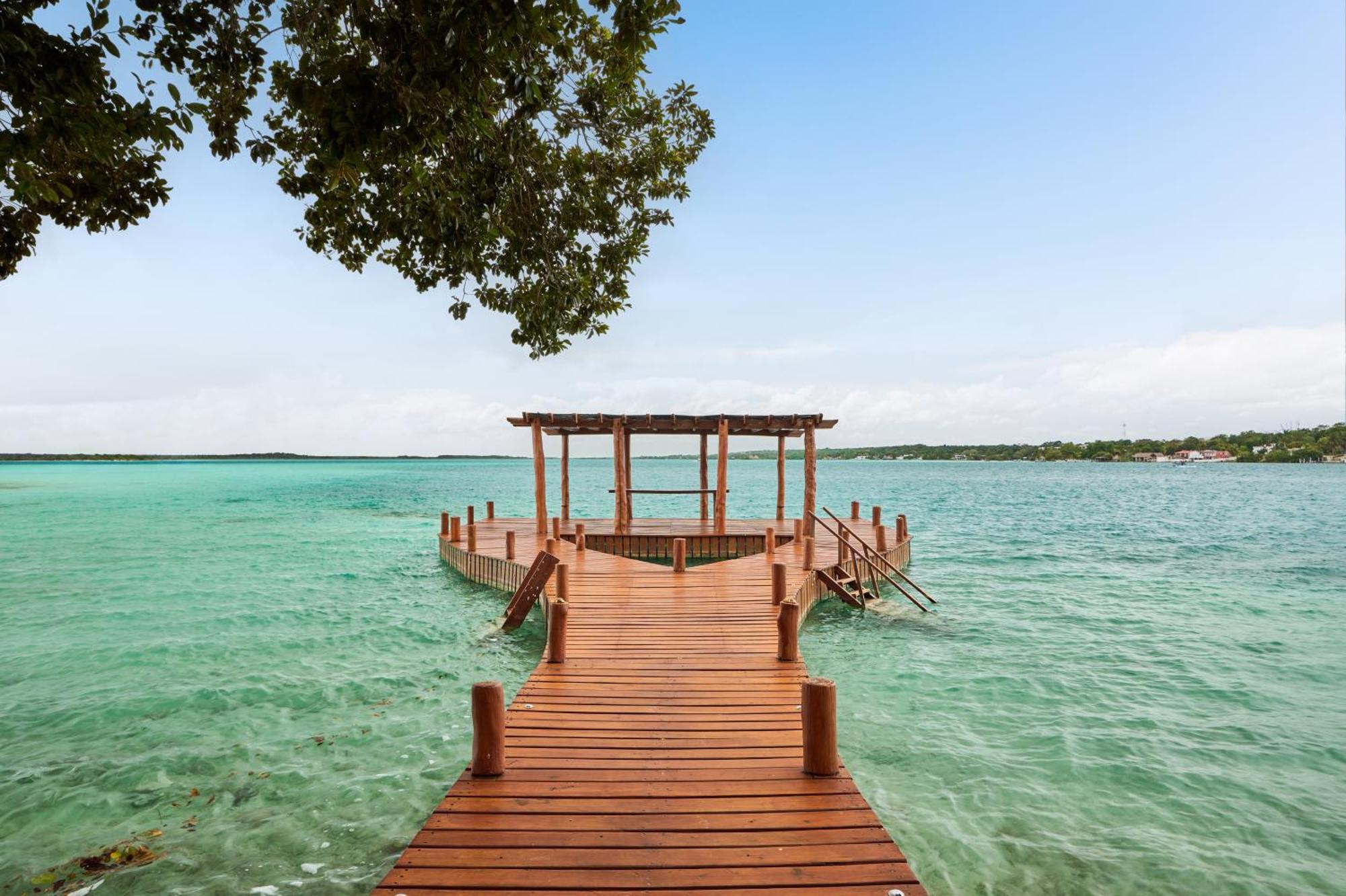 Cristalino Lagoon Front Hotel, Restaurant & Spa Bacalar Exteriér fotografie