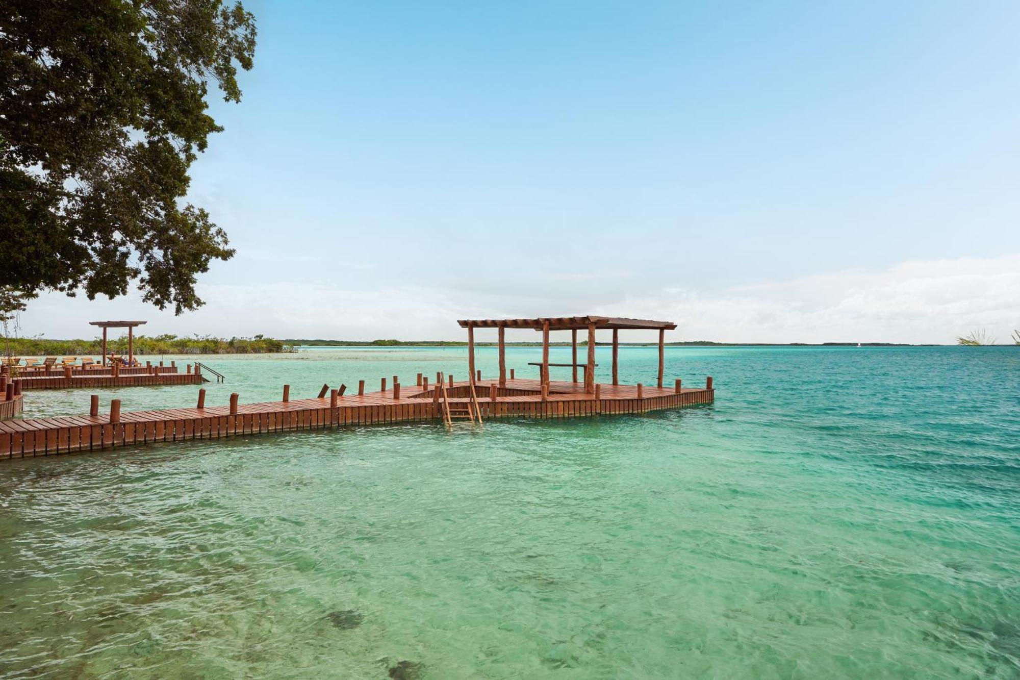 Cristalino Lagoon Front Hotel, Restaurant & Spa Bacalar Exteriér fotografie