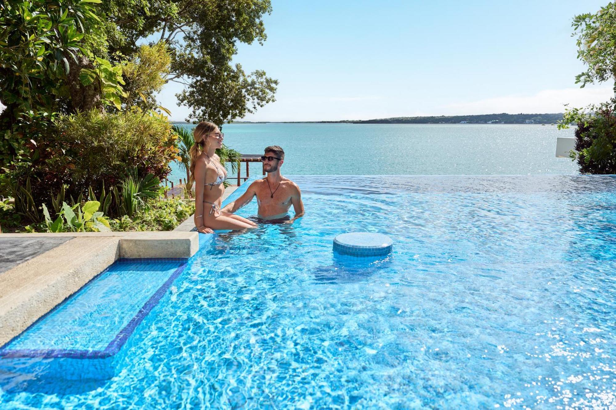 Cristalino Lagoon Front Hotel, Restaurant & Spa Bacalar Exteriér fotografie