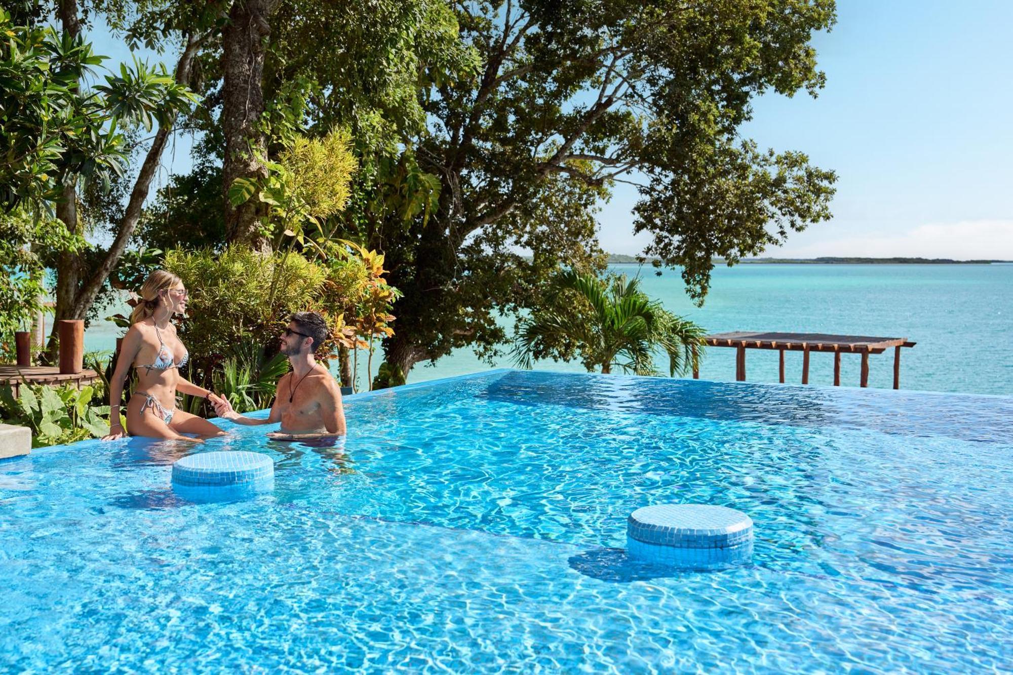 Cristalino Lagoon Front Hotel, Restaurant & Spa Bacalar Exteriér fotografie